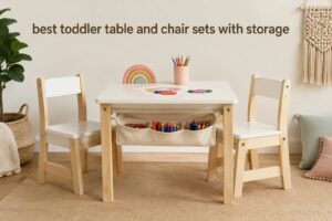 best toddler table and chair sets with storage