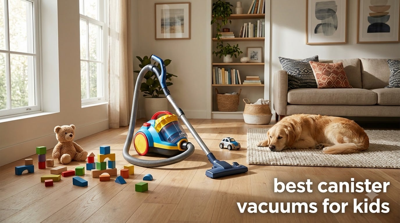 best canister vacuums for kids