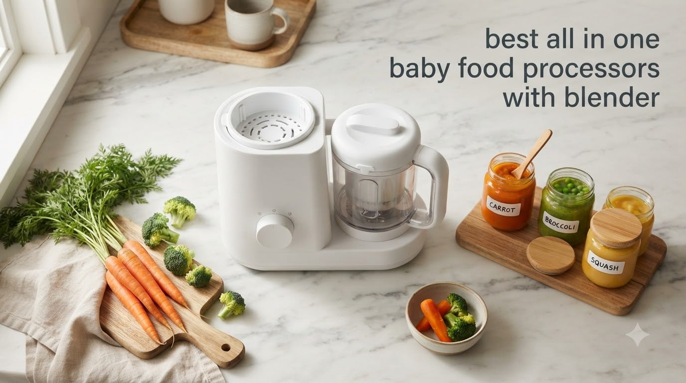 best all in one baby food processors with blender