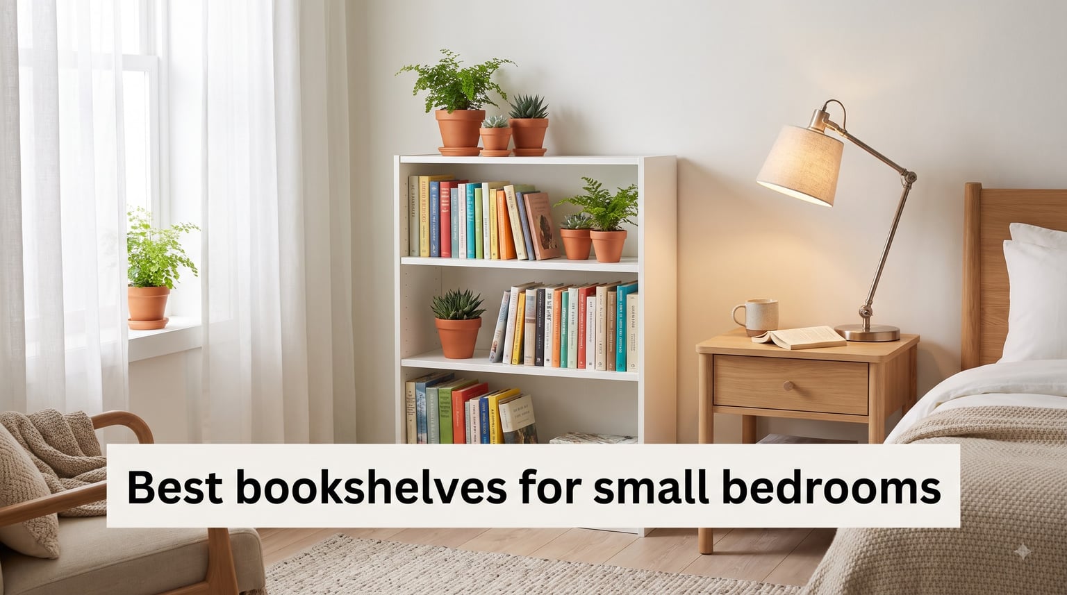 Best bookshelves for small bedrooms