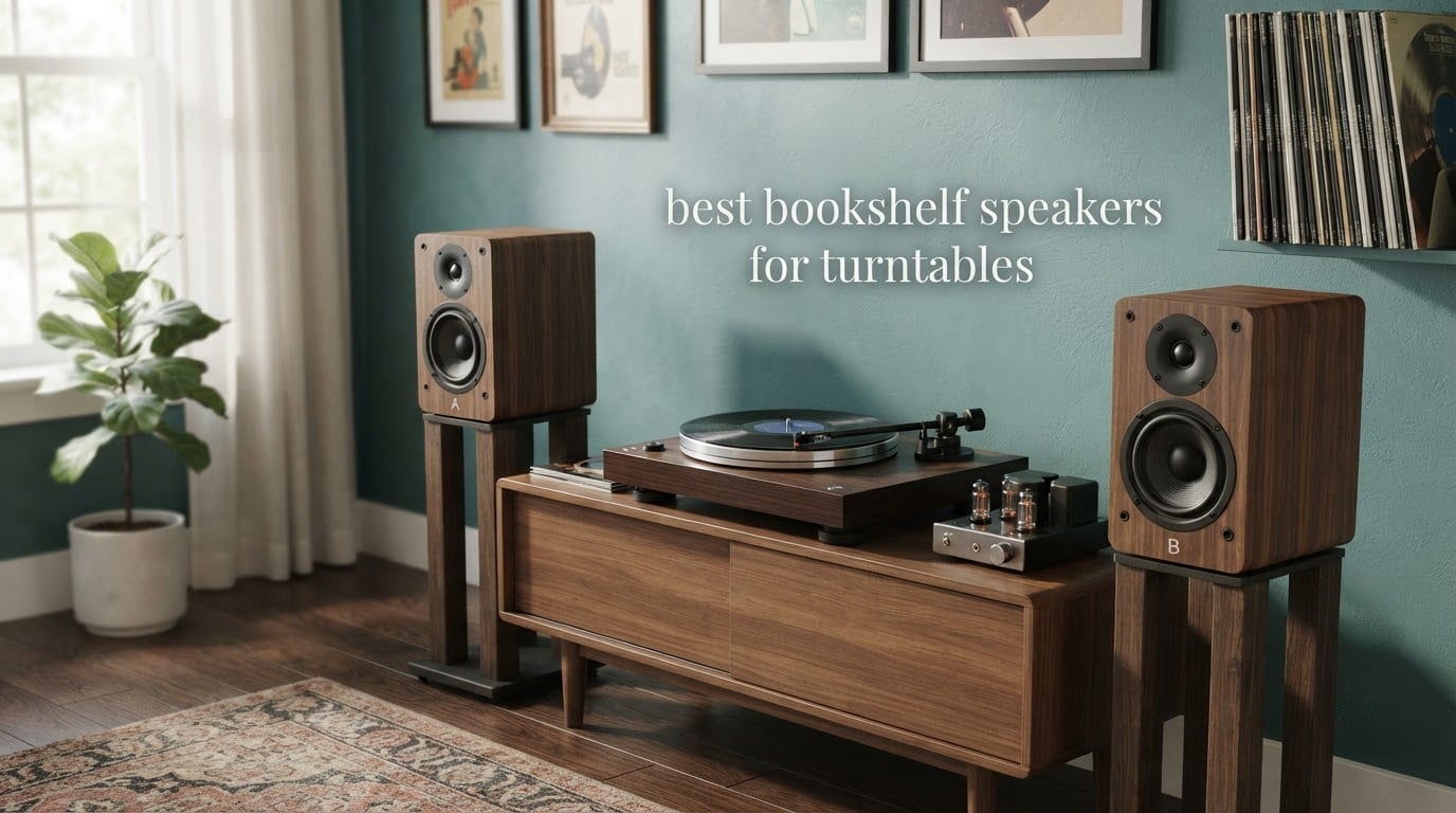 best bookshelf speakers for turntables