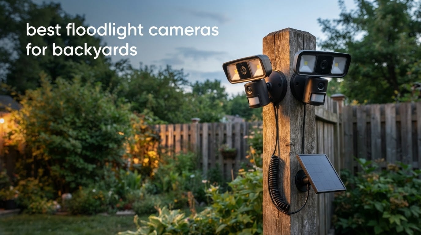 best floodlight cameras for backyards