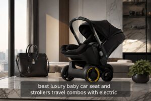 best luxury baby car seat and strollers travel combos with electric