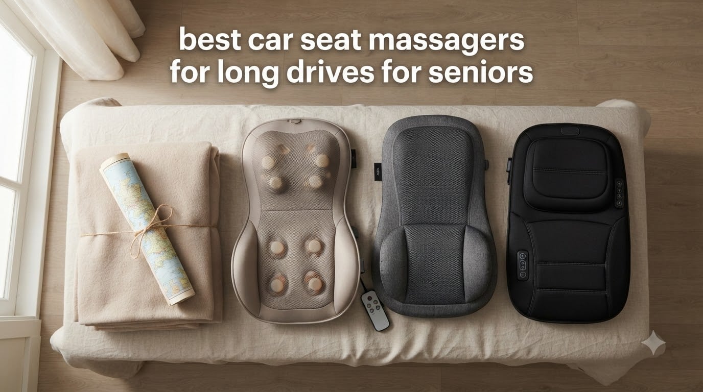 best car seat massagers for long drives for seniors