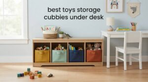 best toys storage cubbies under desk