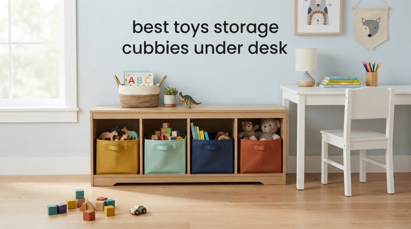 best toys storage cubbies under desk