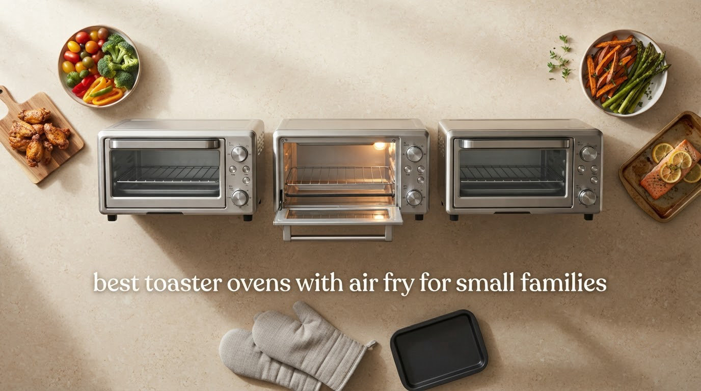 best toaster ovens with air fry for small families