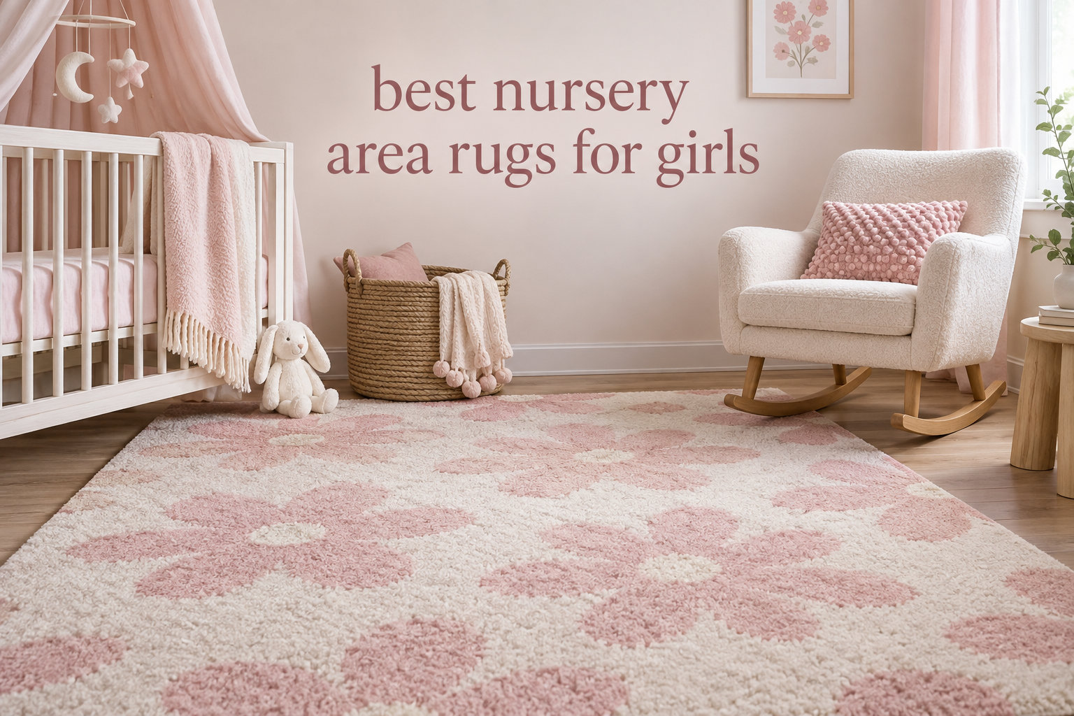 best nursery area rugs for girls