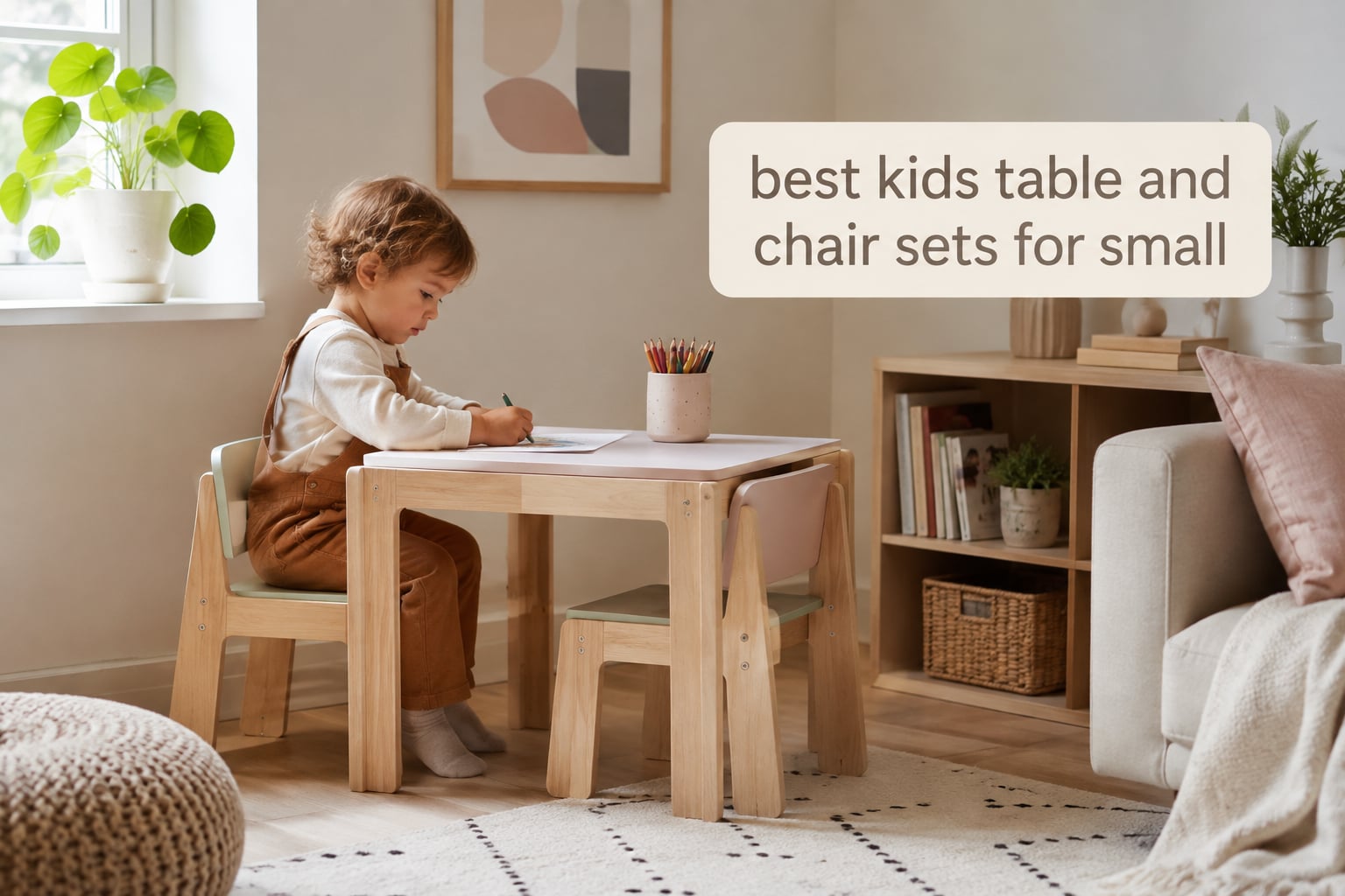 best kids table and chair sets for small