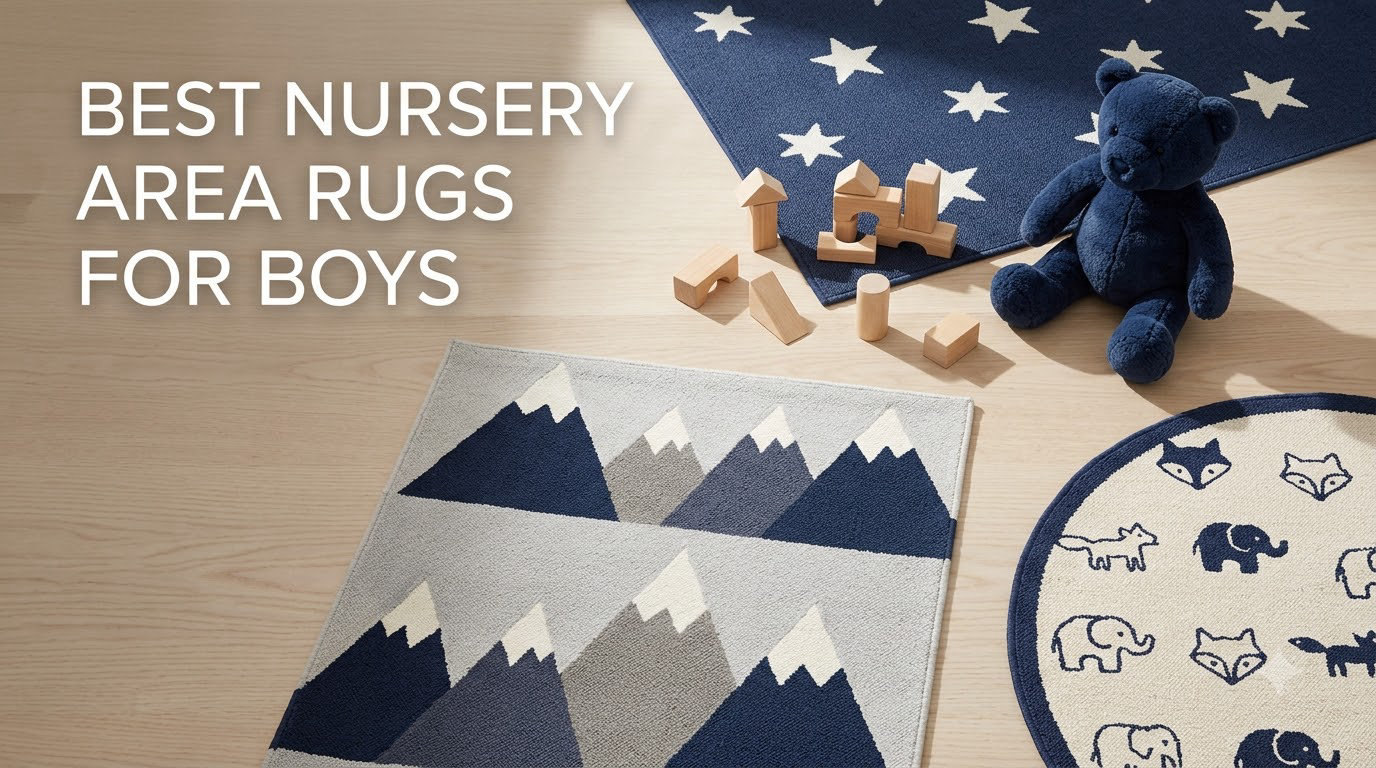 best nursery area rugs for boys