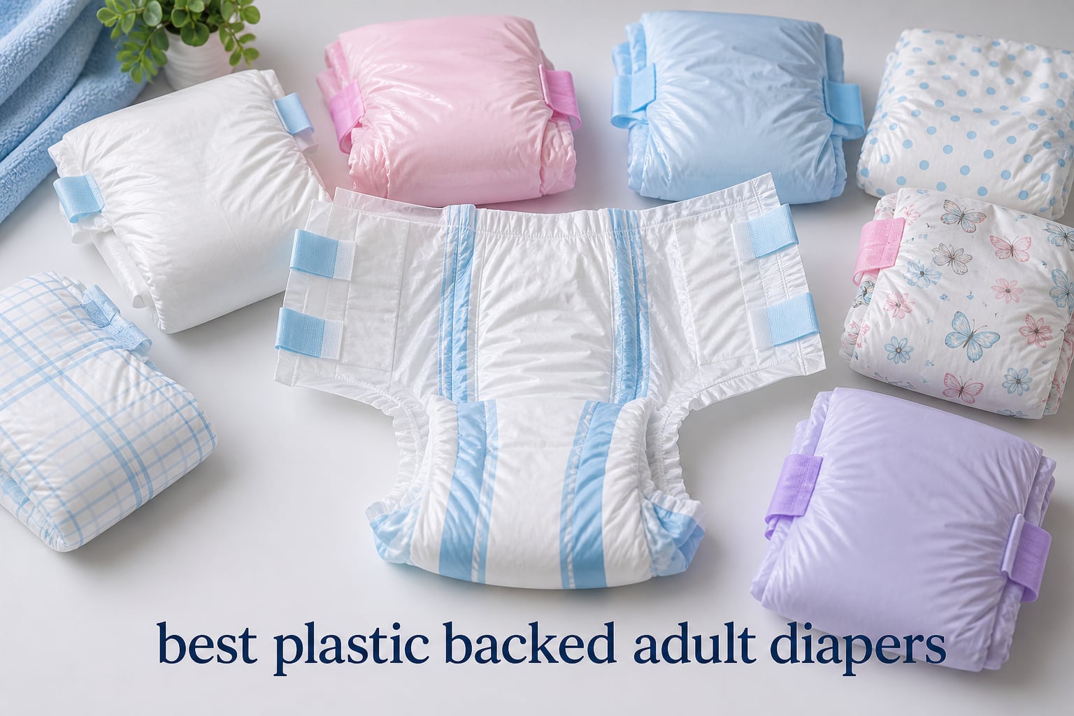 best plastic backed adult diapers