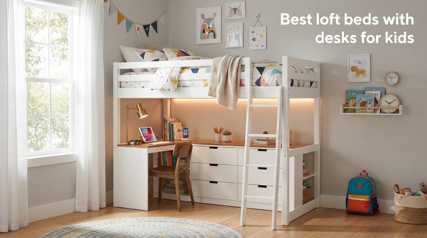 Best loft beds with desks for kids