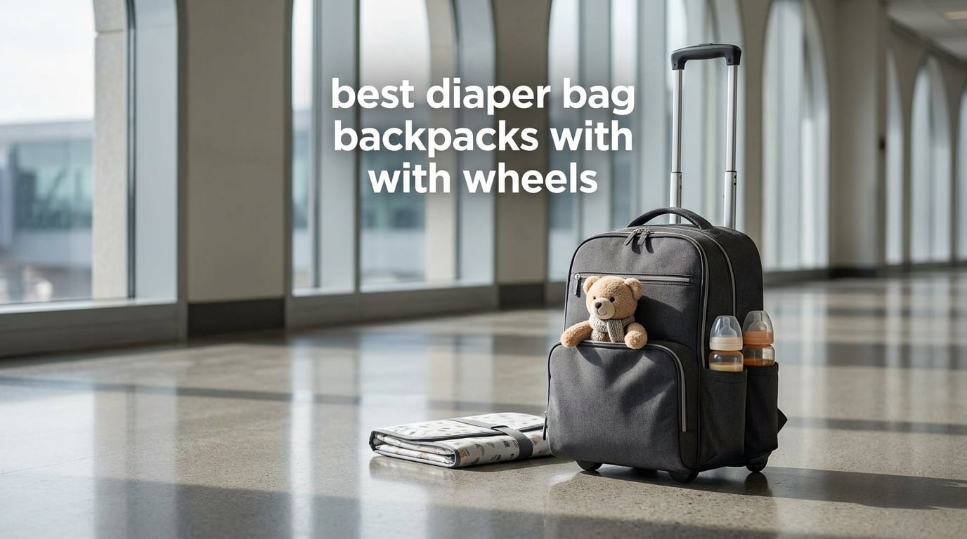 best diaper bag backpacks with wheels