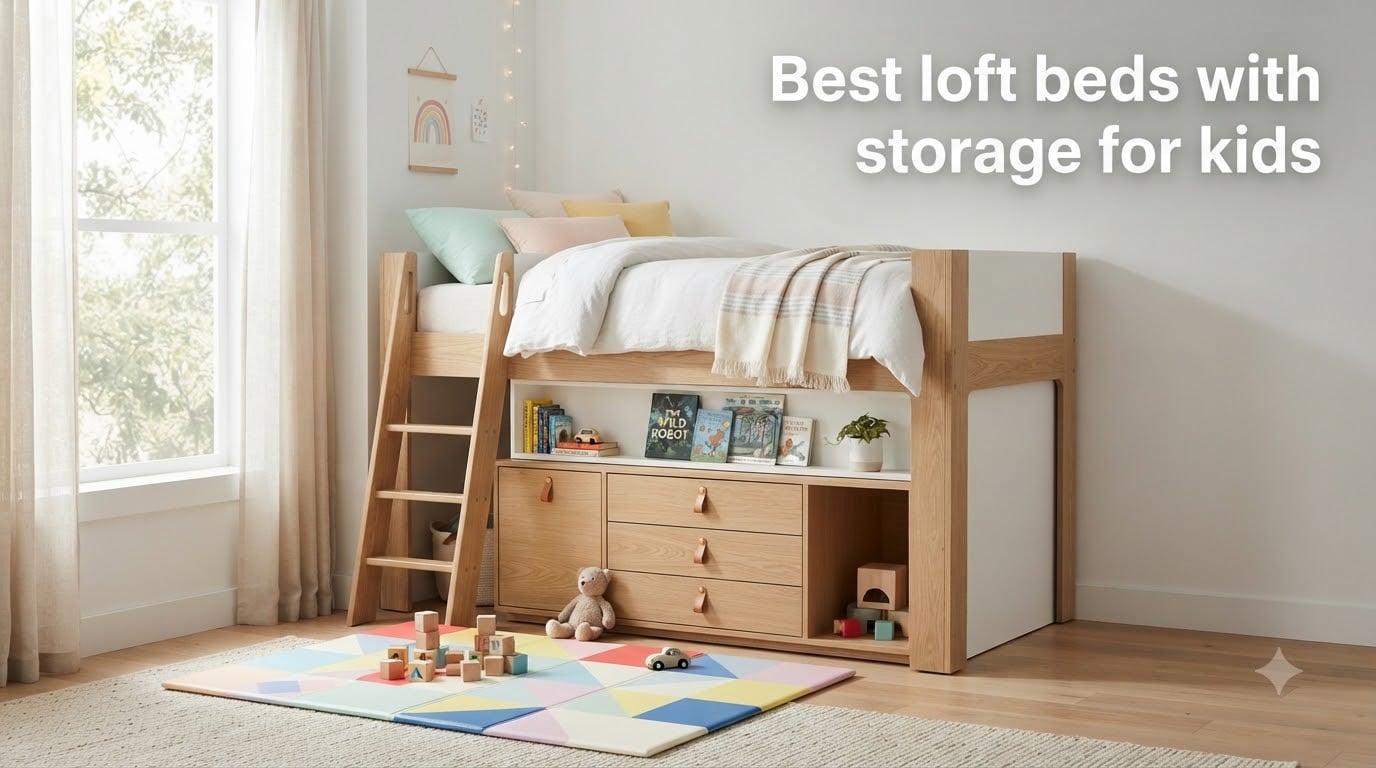 Best loft beds with storage for kids