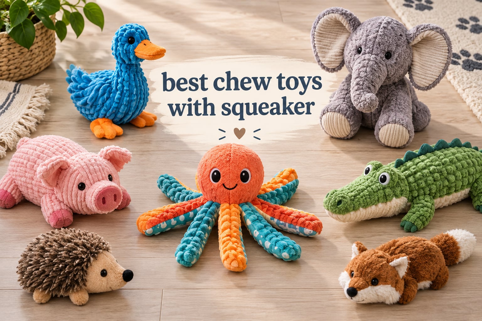 best chew toys with squeaker