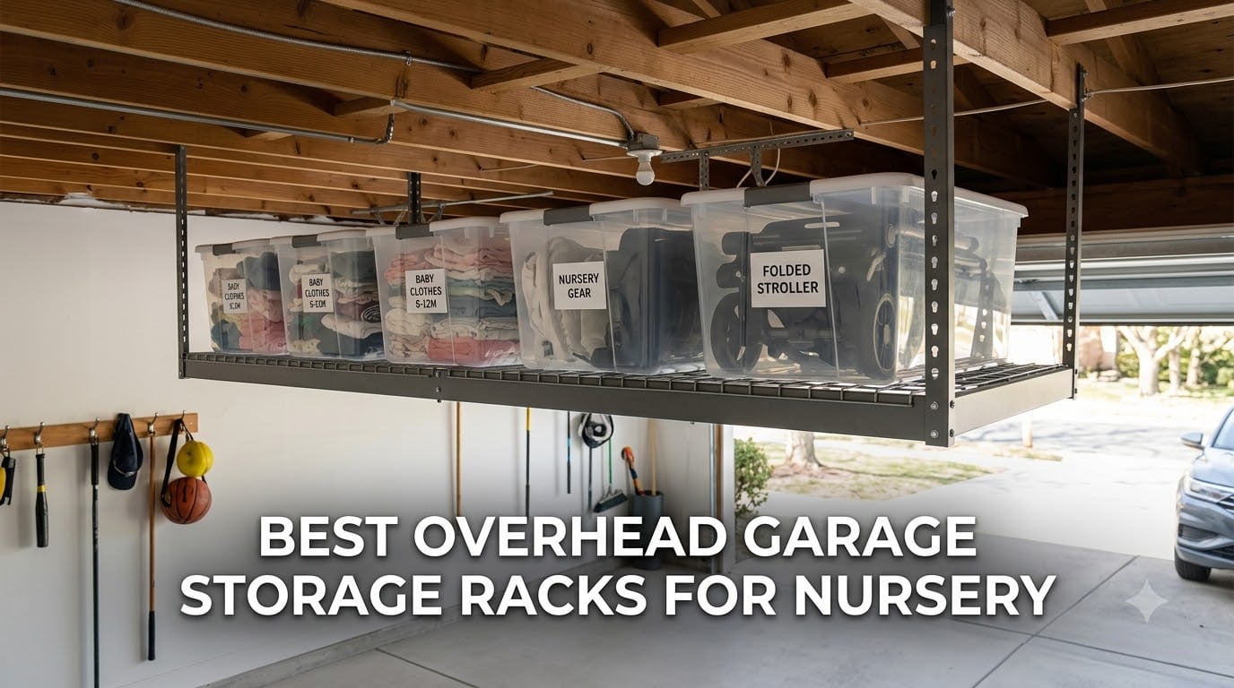best overhead garage storage racks for nursery