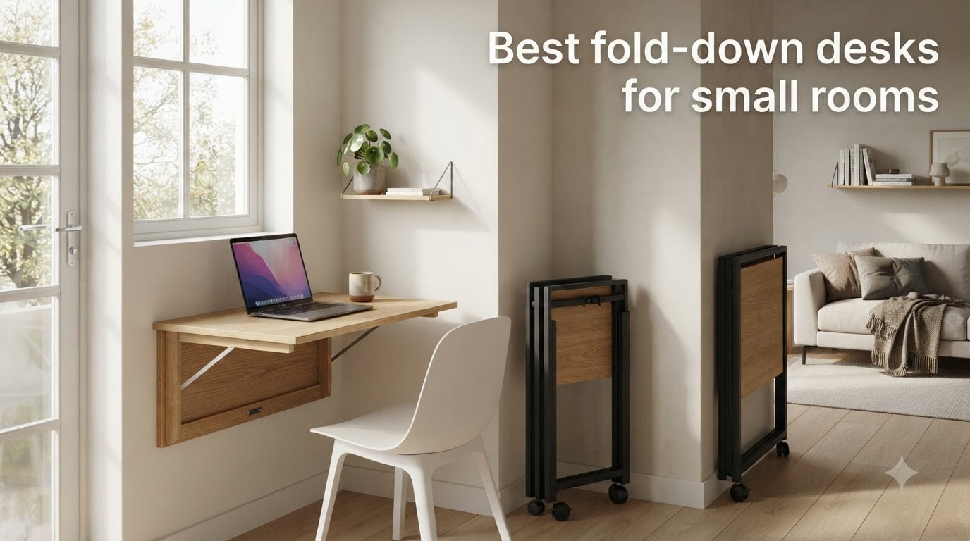 Best fold-down desks for small rooms