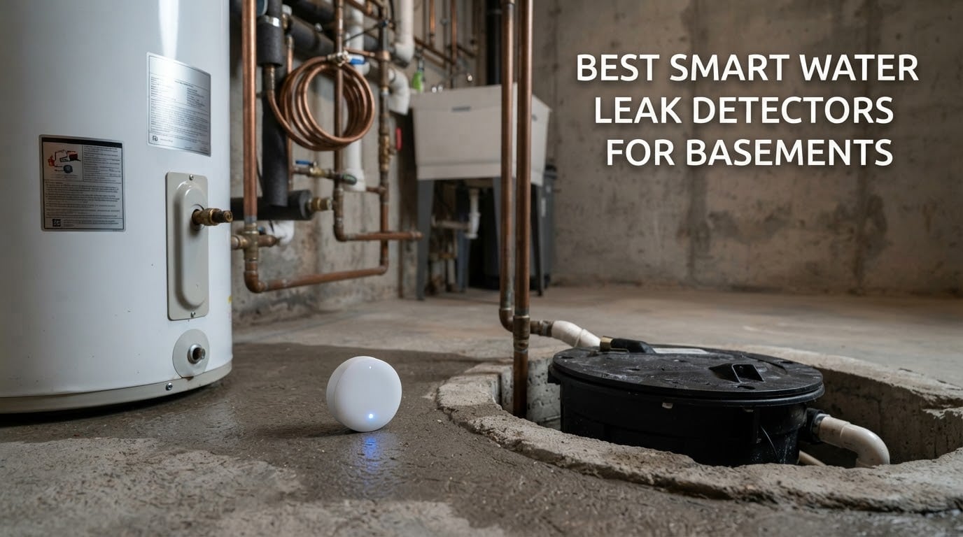 best smart water leak detectors for basements