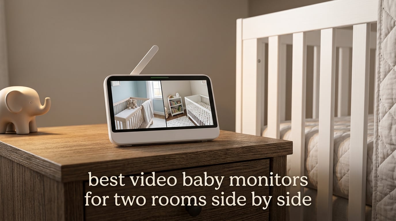 best video baby monitors for two rooms side by side