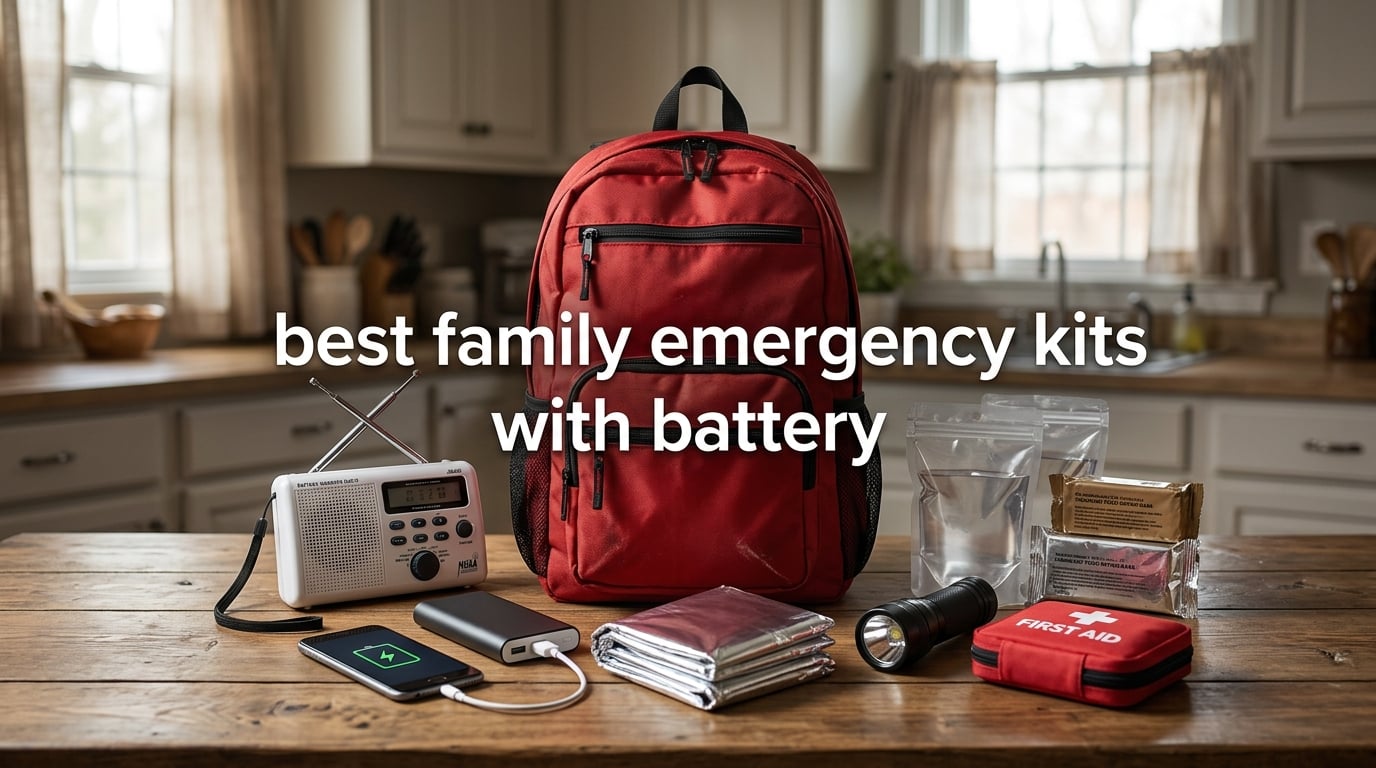 best family emergency kits with battery
