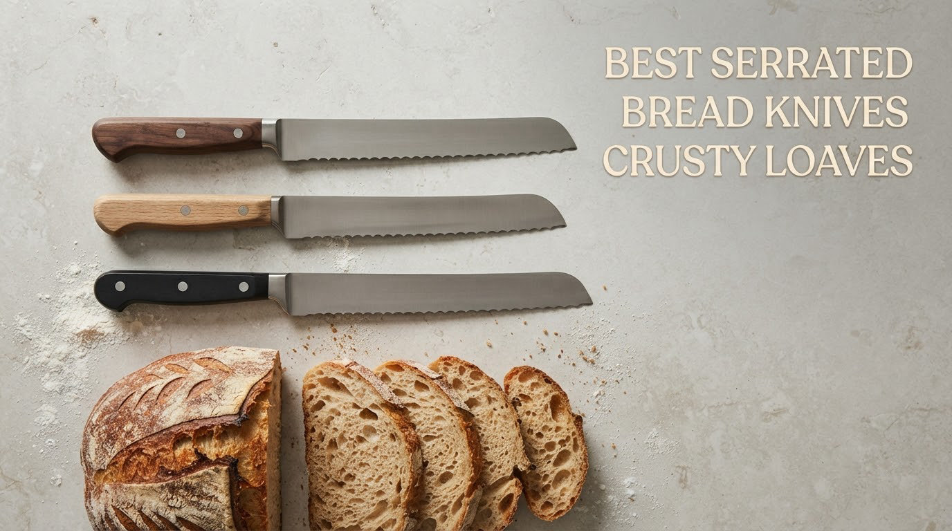 best serrated bread knives for crusty loaves