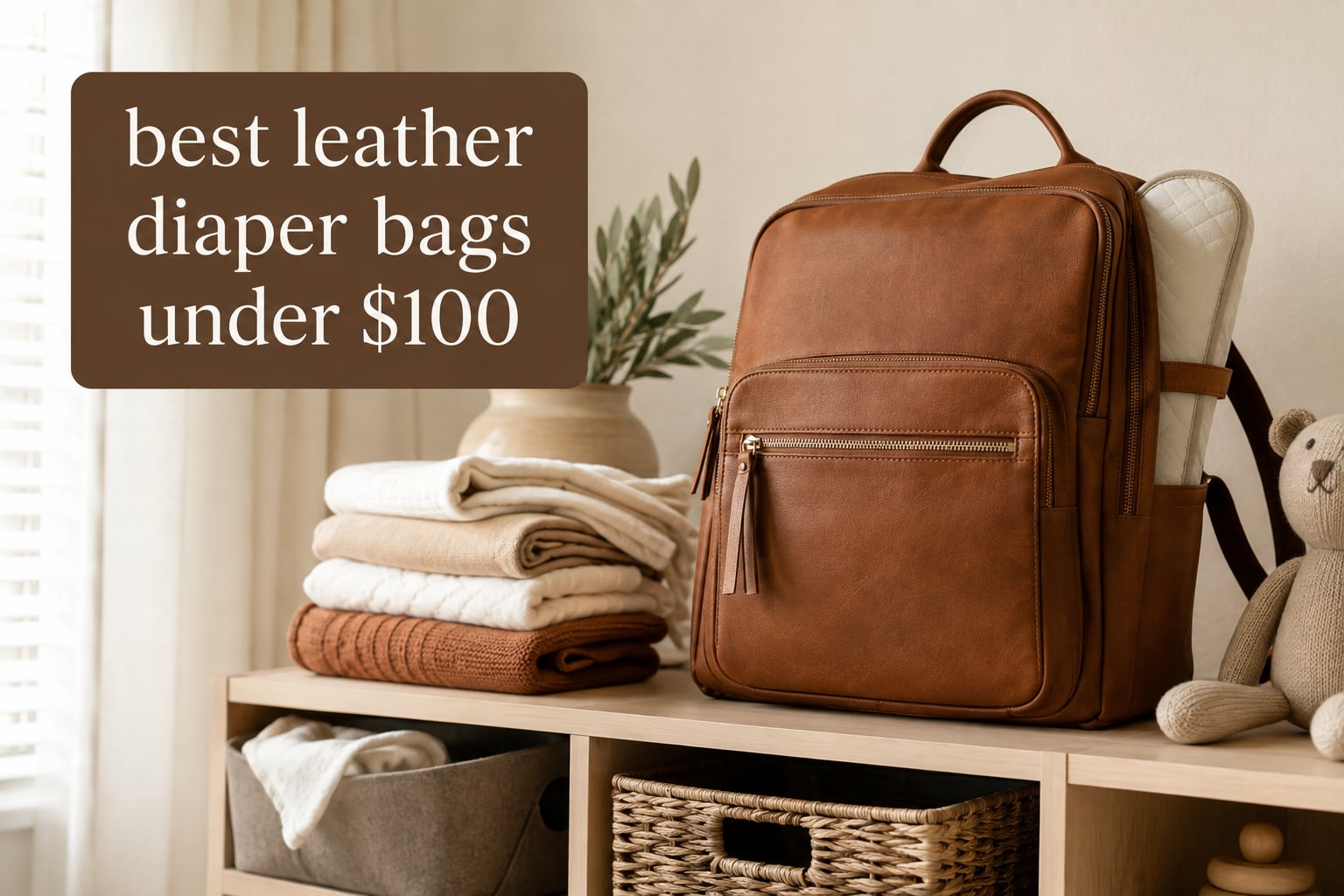best leather diaper bags under $100