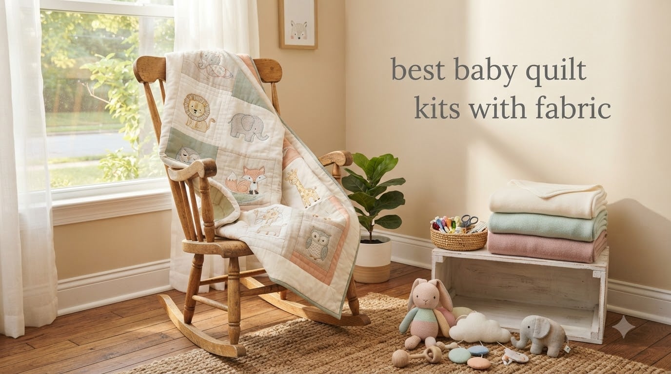best baby quilt kits with fabric