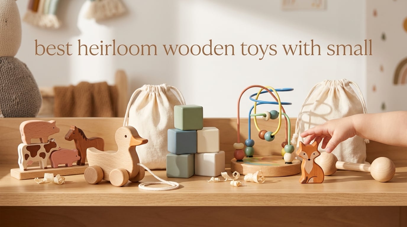 best heirloom wooden toys with small