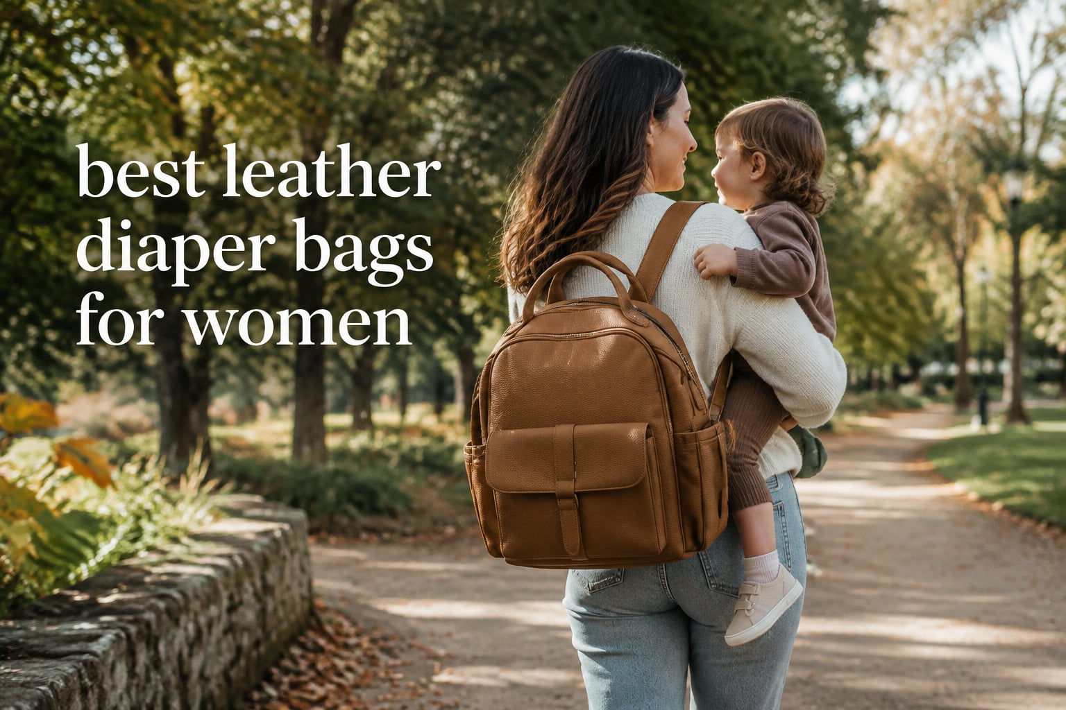 best leather diaper bags for women