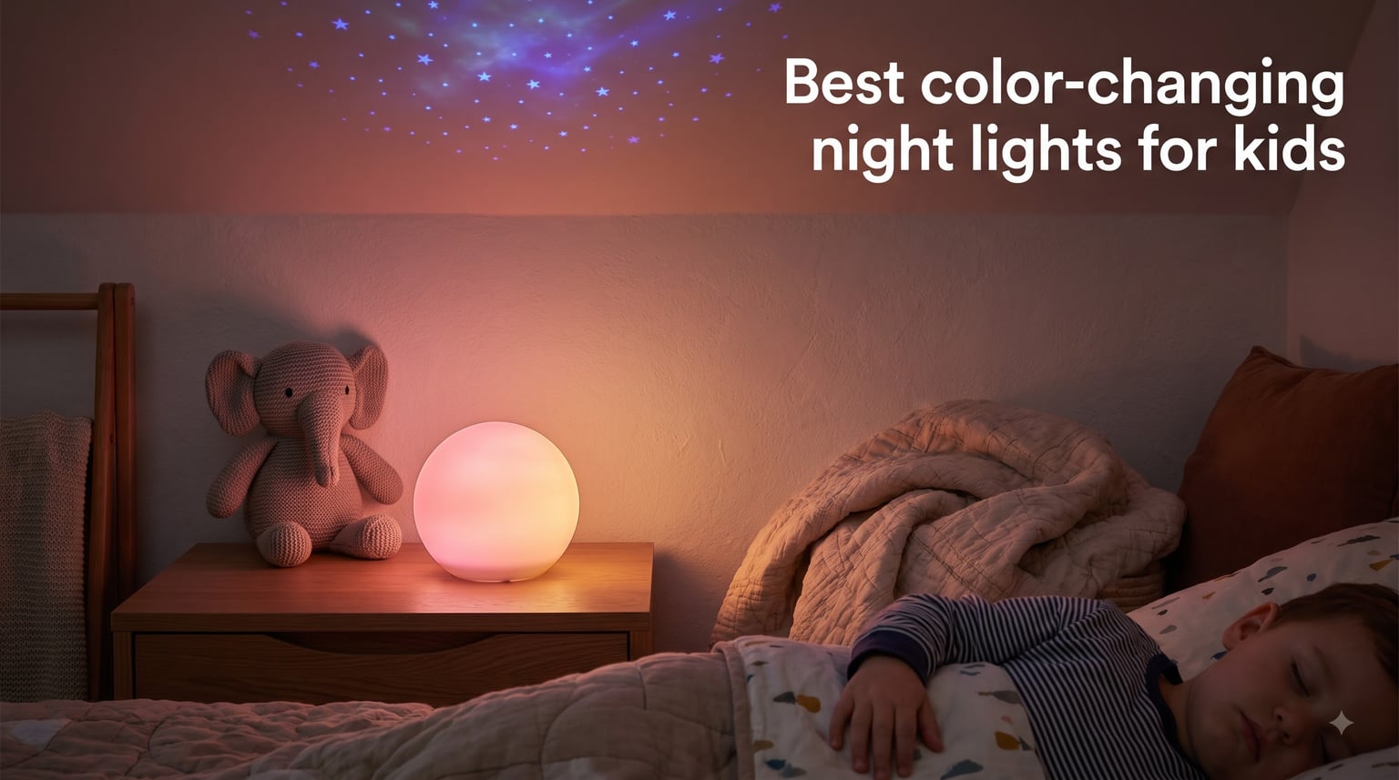 Best color-changing night lights for kids