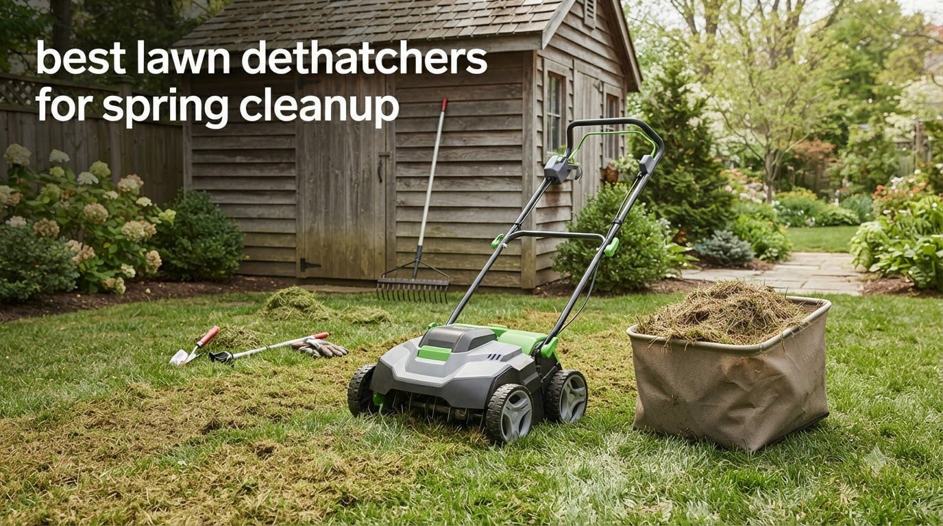 best lawn dethatchers for spring cleanup