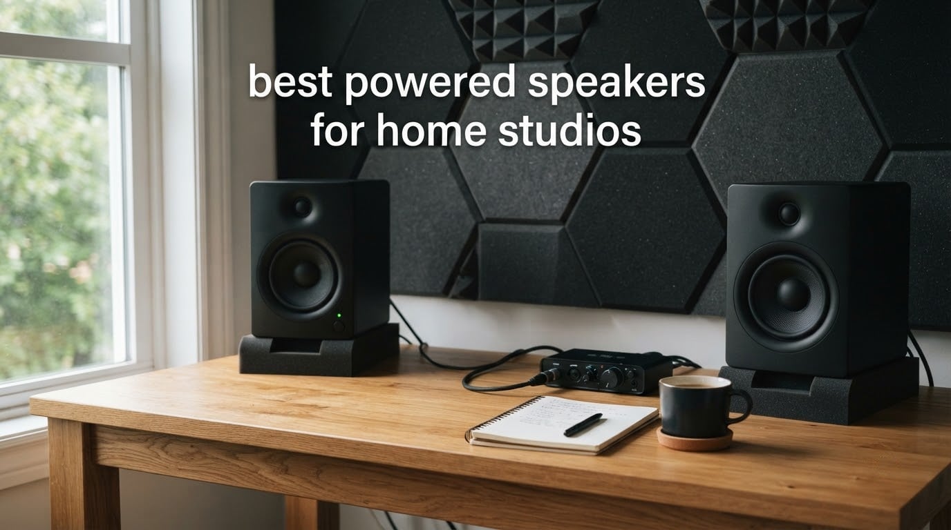 best powered speakers for home studios