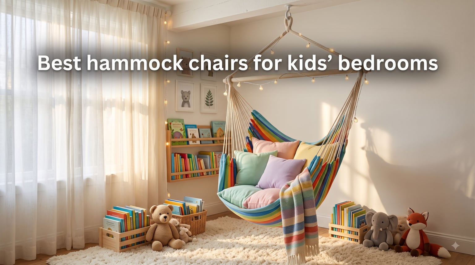 Best hammock chairs for kids' bedrooms