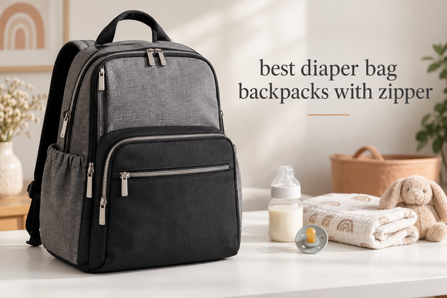 best diaper bag backpacks with zipper