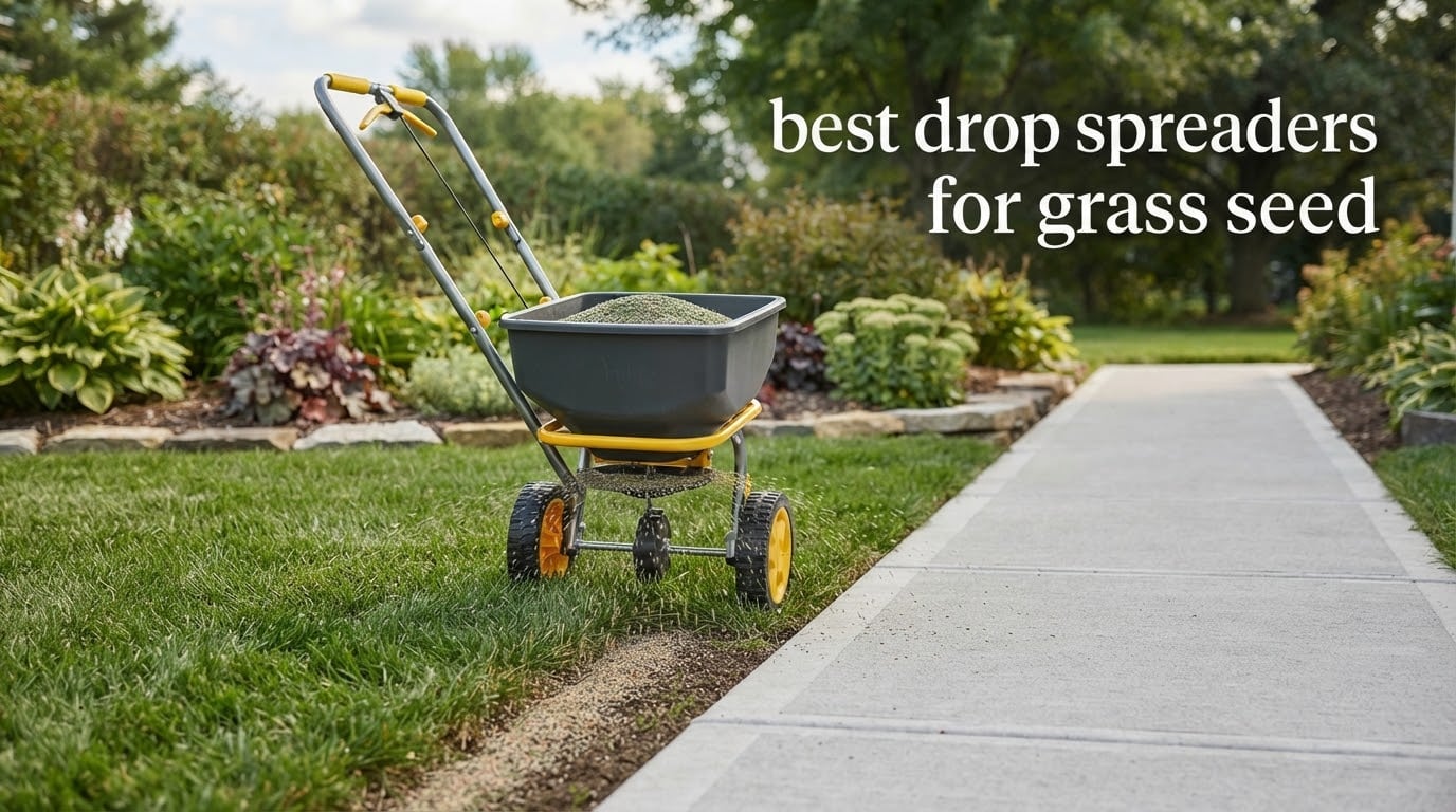 best drop spreaders for grass seed
