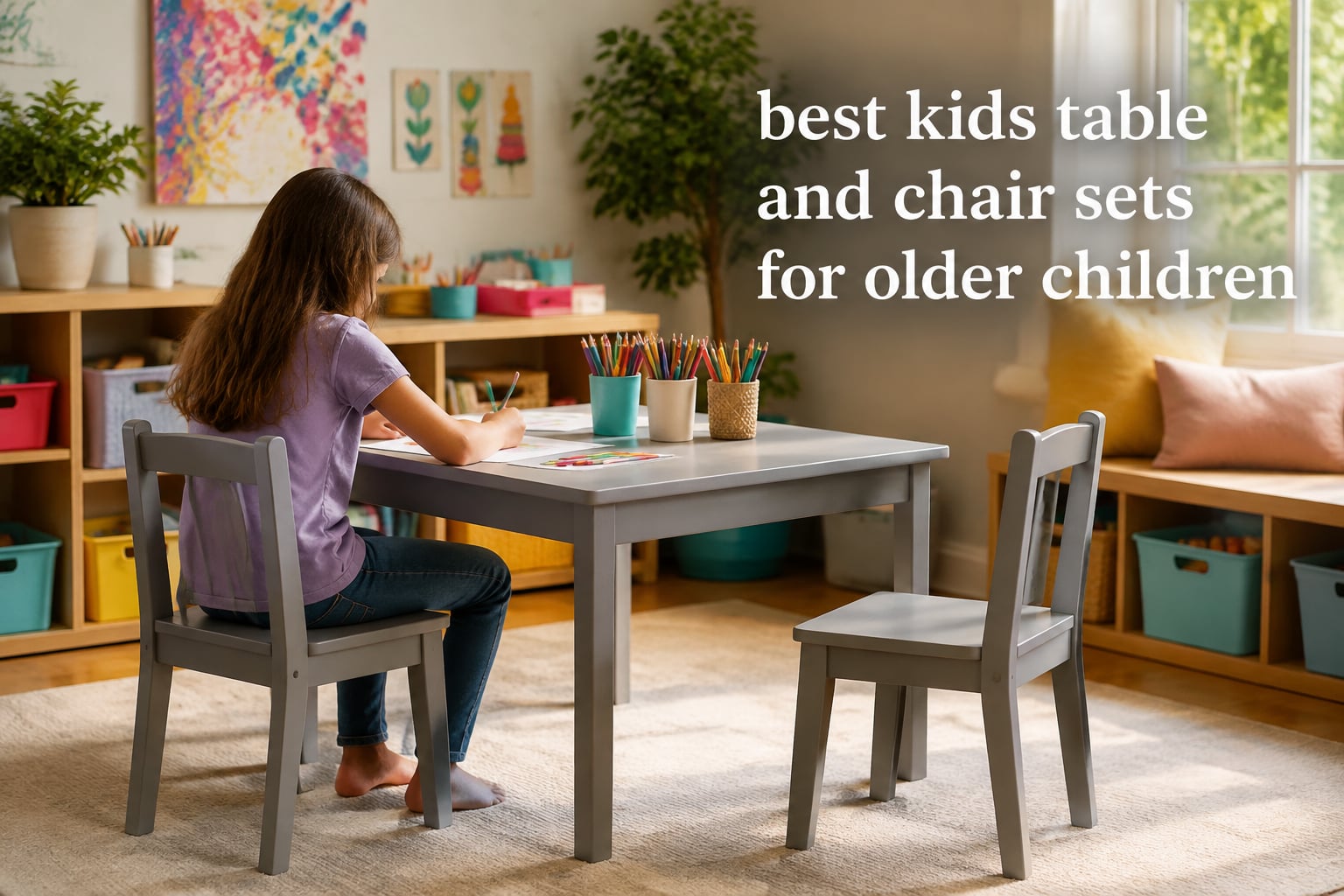 best kids table and chair sets for older children