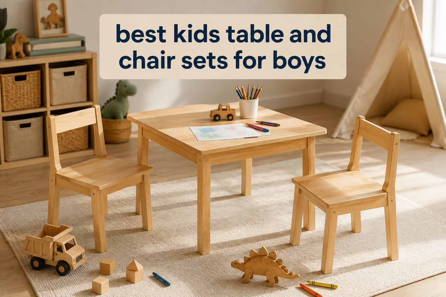best kids table and chair sets for boys