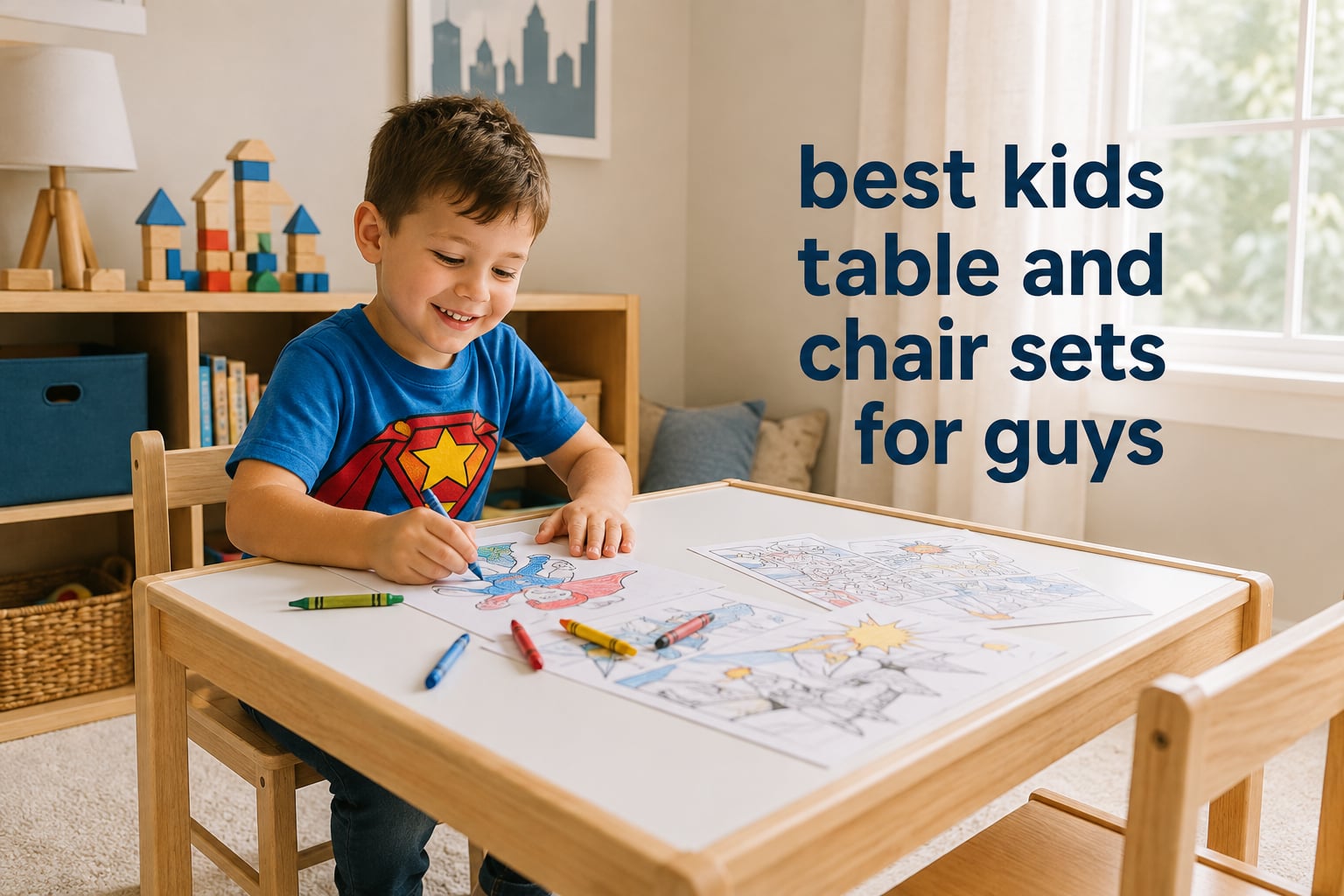 best kids table and chair sets for guys