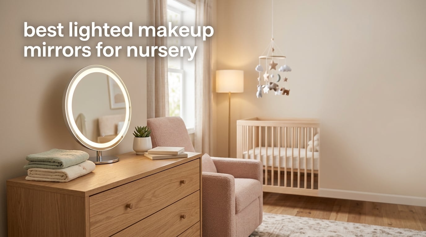 best lighted makeup mirrors for nursery
