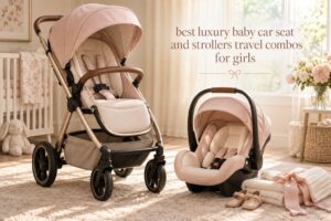 best luxury baby car seat and strollers travel combos for girls