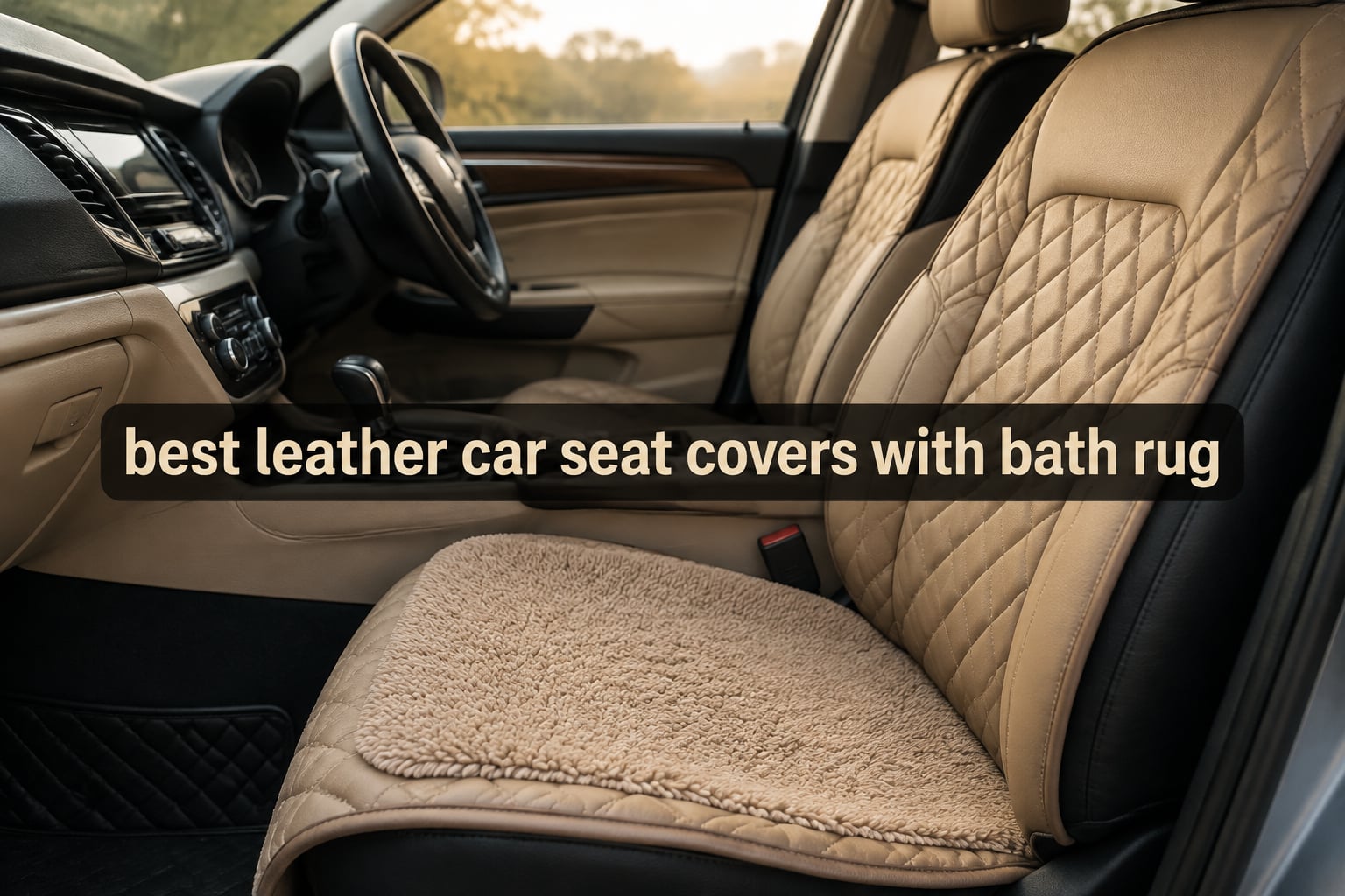 best leather car seat covers with bath rug