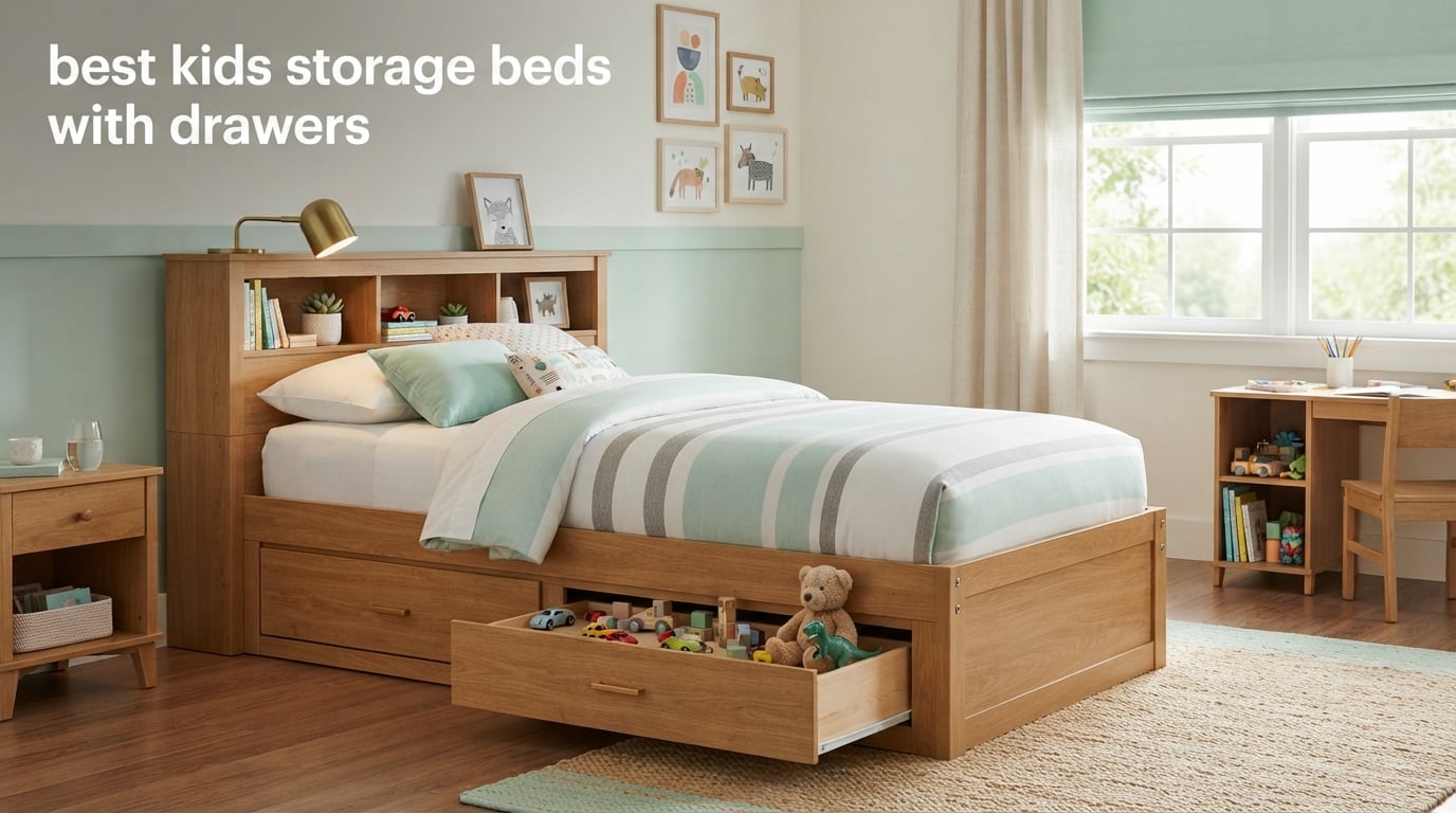 best kids storage beds with drawers