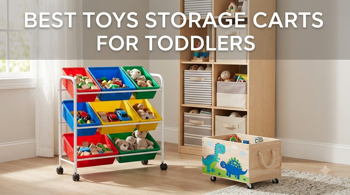 best toys storage carts for toddlers