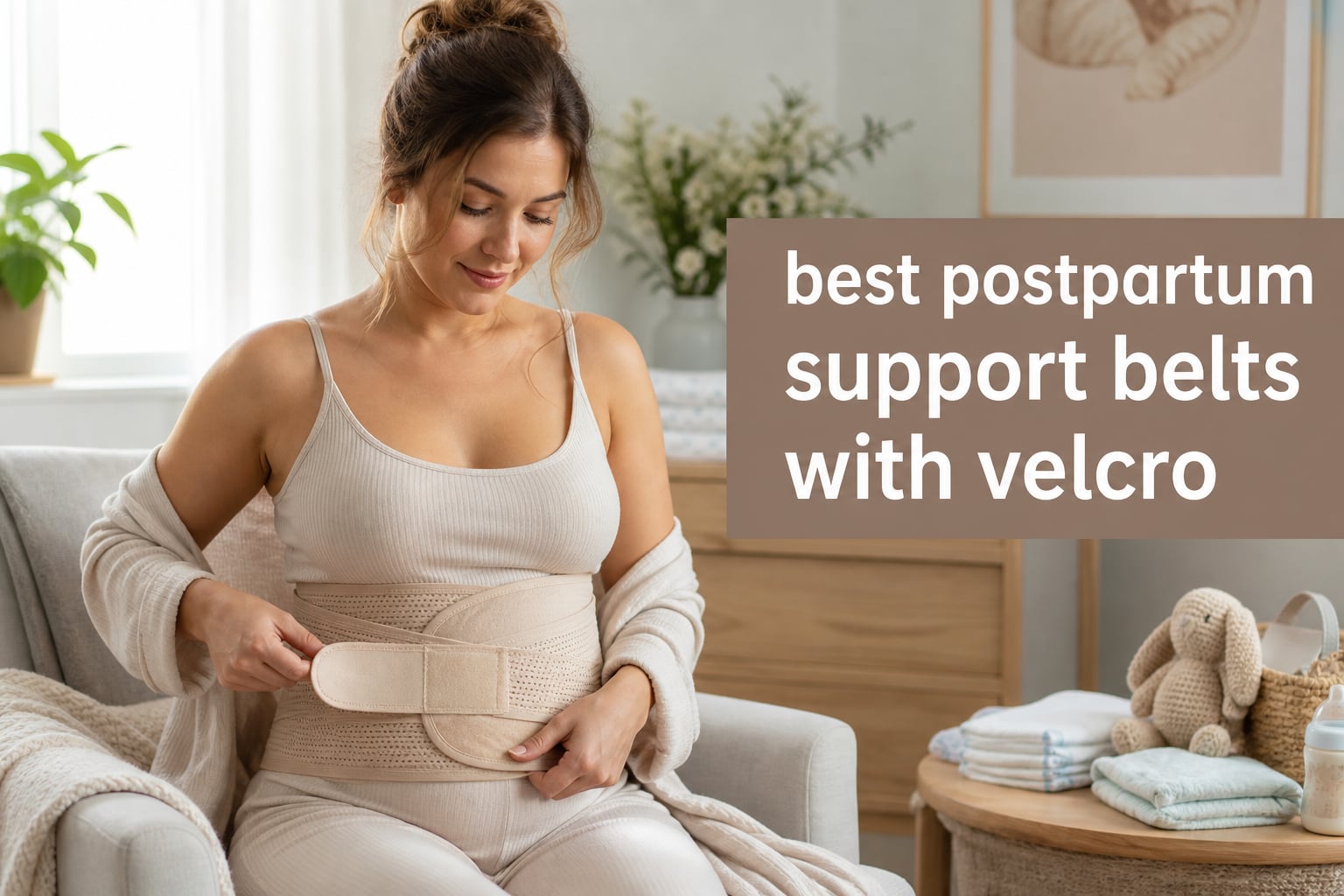 best postpartum support belts with velcro