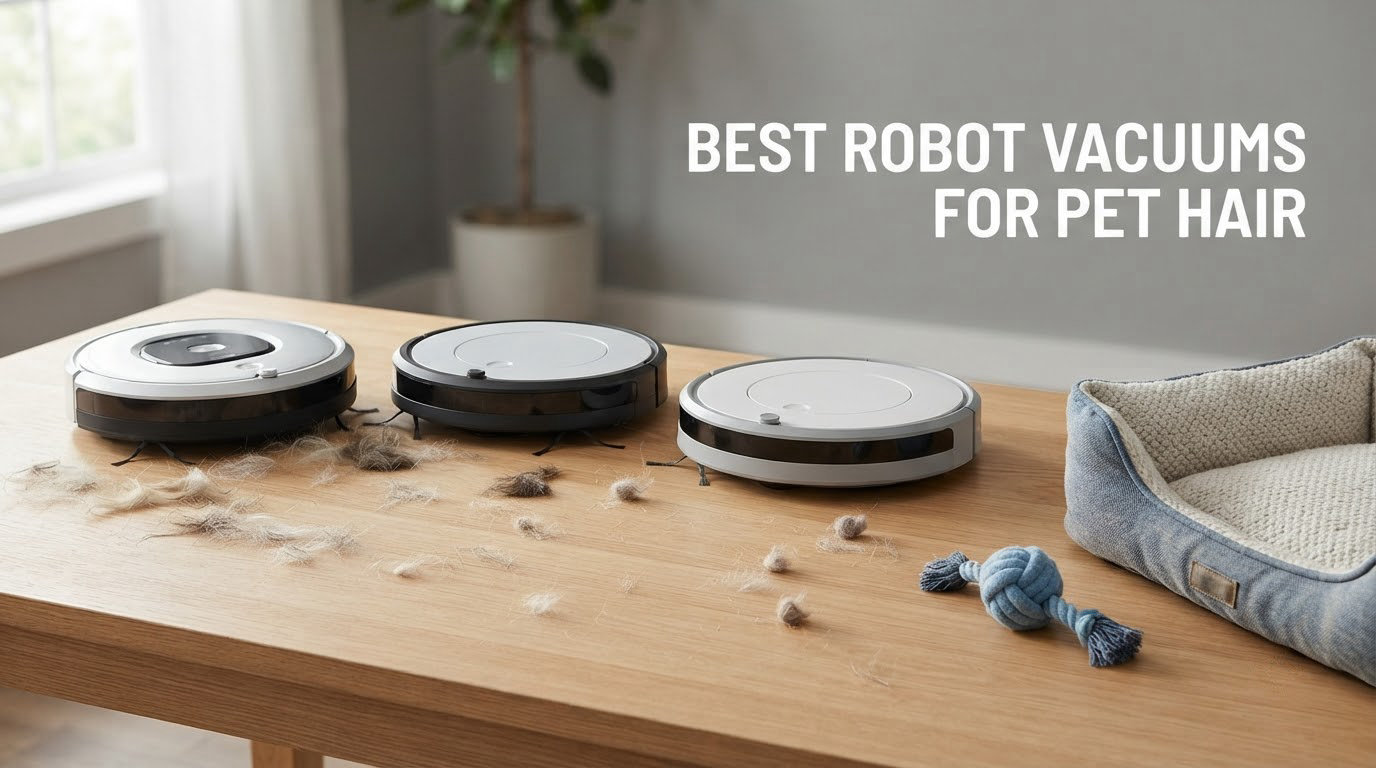 best robot vacuums for pet hair