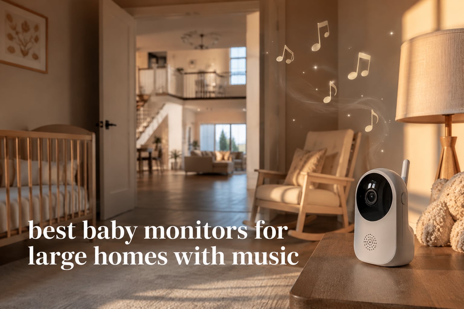 best baby monitors for large homes with music