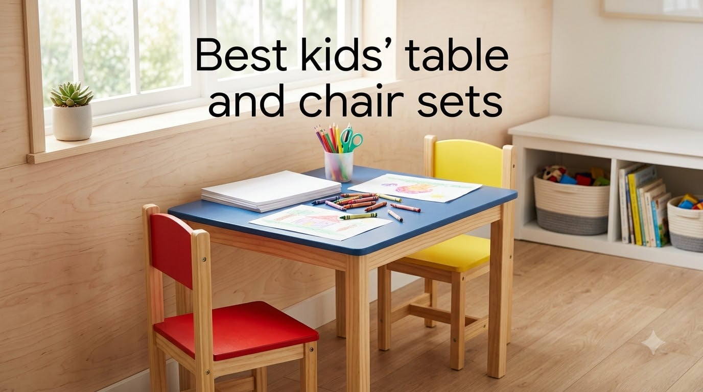 Best kids' table and chair sets