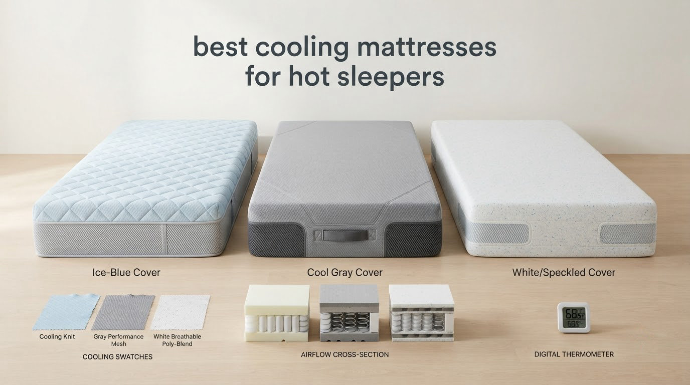 best cooling mattresses for hot sleepers