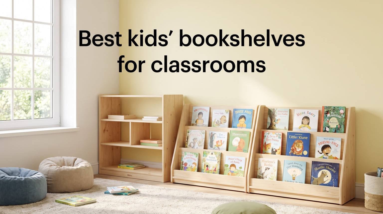 Best kids' bookshelves for classrooms