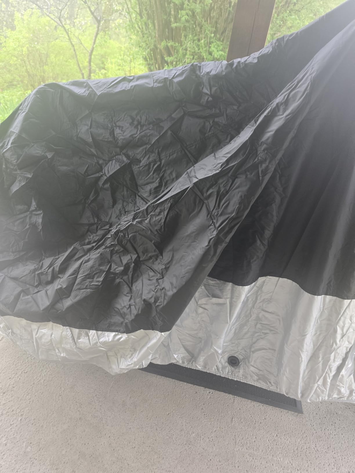 Nelson-Rigg Deluxe Motorcycle Cover, Weather Protection, Air Vents, Heat Shield, Windshield Liner, Grommets X-Large fits Medium Cruisers W/Accessories and Sport Touring bikes, Black customer photo 2